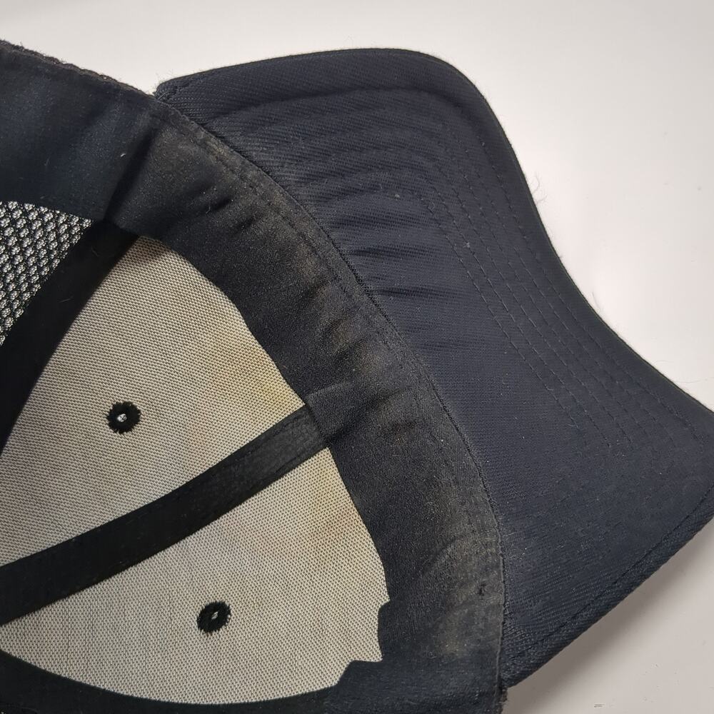 Deadpool Logo Patch Fitted Baseball Hat Black One… - image 8